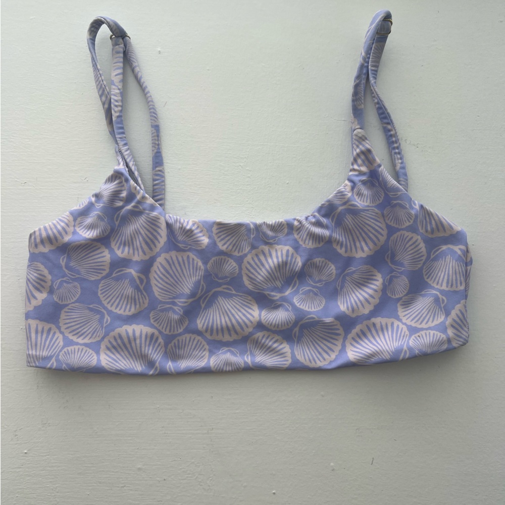 Shell Patterned bikini top